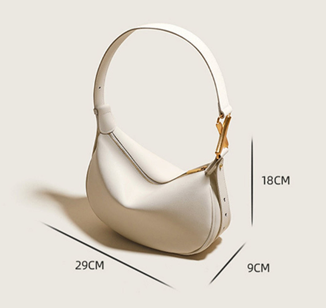 Nine Seven Genuine Leather Women's Shoulder Bags with Zip Up Large Capacity Hobo Handbag