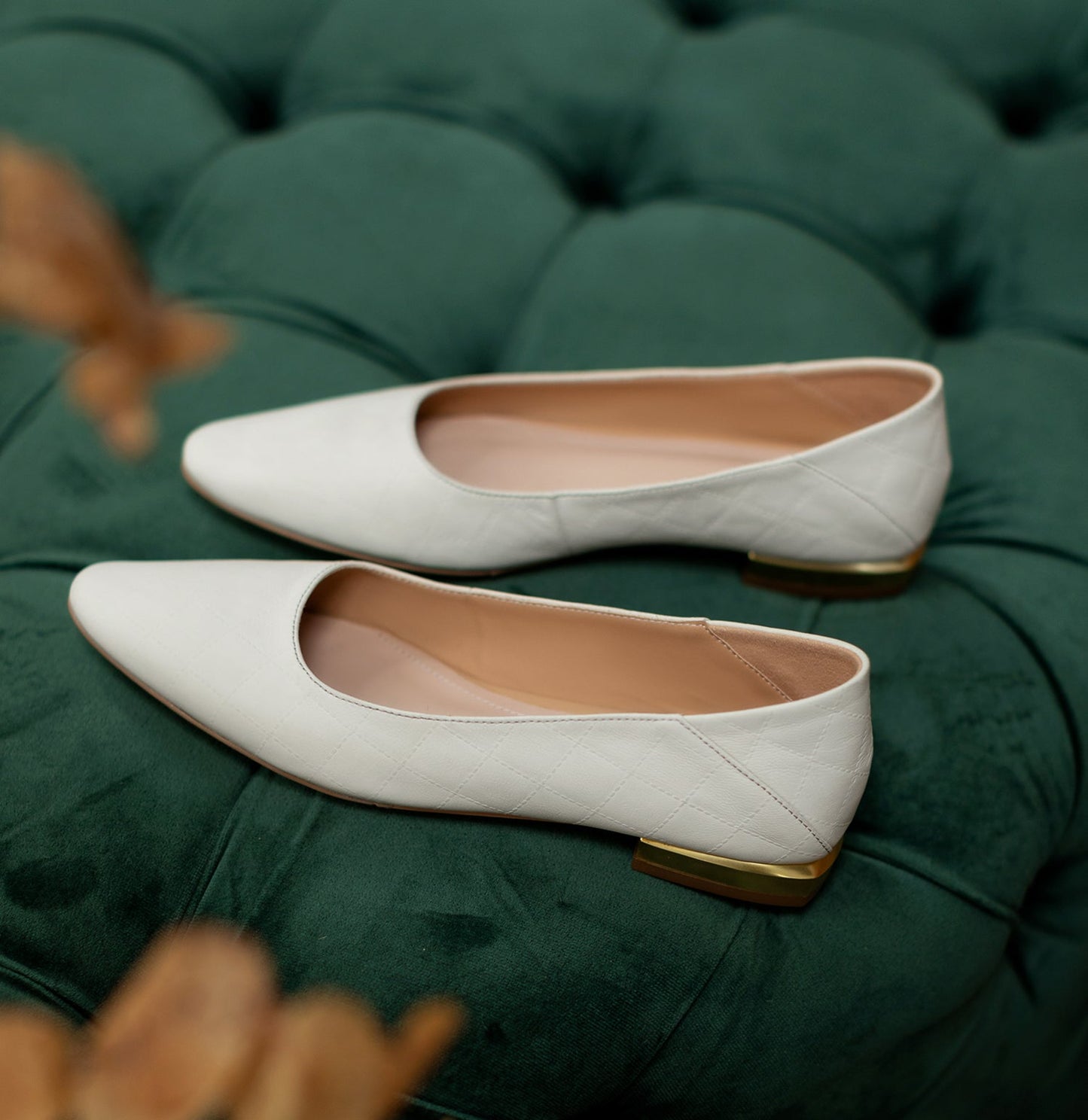 Nine Seven Women's Handmade Genuine Leather Comfortable Flat Loafer Shoes