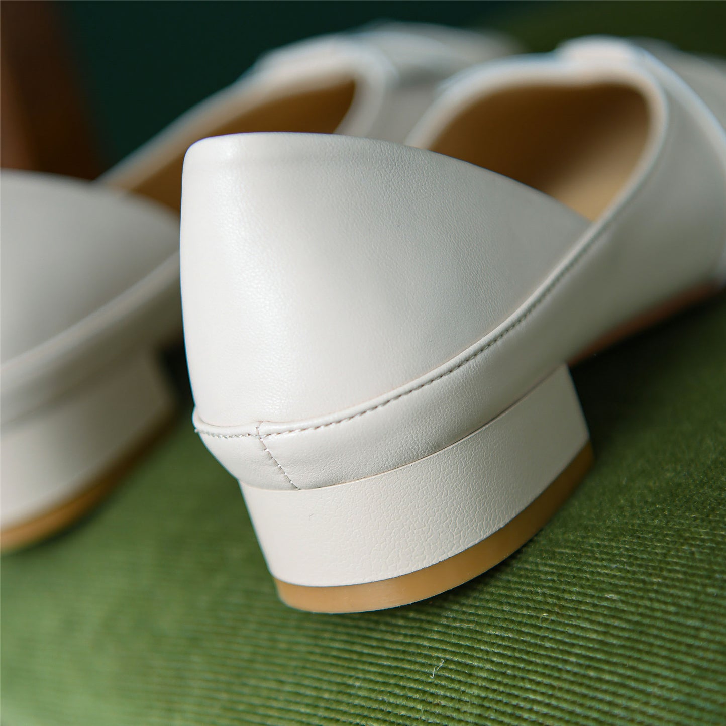 Nine Seven Handmade Women's Genuine Leather Comfortable Flat Slip On Casual Shoes