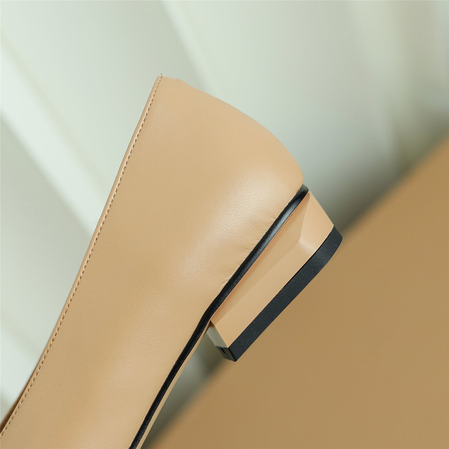 Nine Seven Handmade Women's Genuine Leather Colorful Rhinestones Slip On Square Toe Flats Loafer Shoes