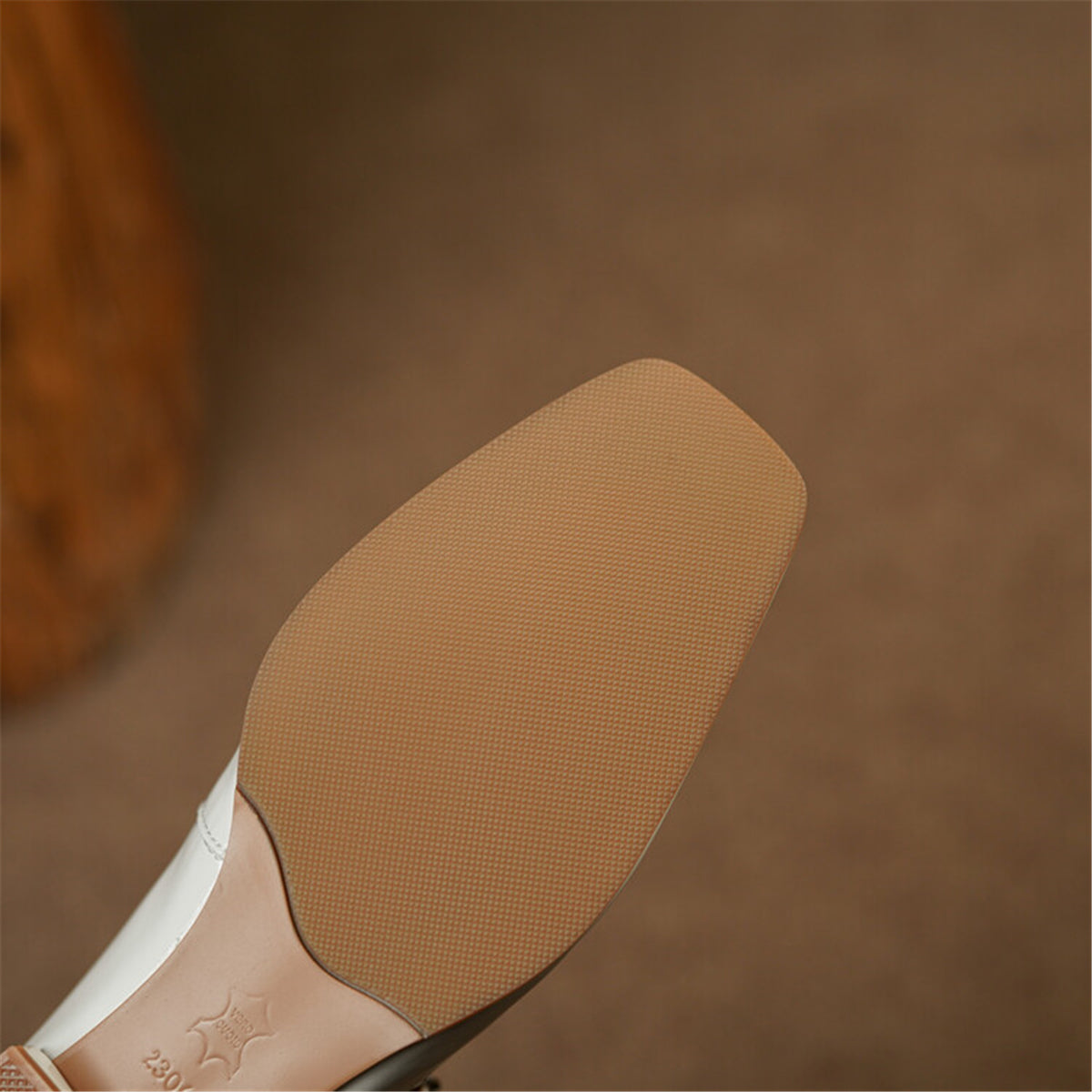 Nine Seven Handmade Women's Square Toe Patent Leather Handmade Buckles Casual Flat Mary Jane Shoes