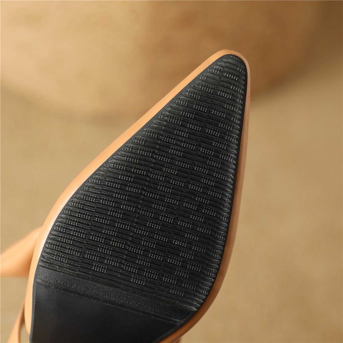 Nine Seven Women's Handmade Bowknot Slip On Pointed Toe Mid Heel Weeding Sandal Shoes