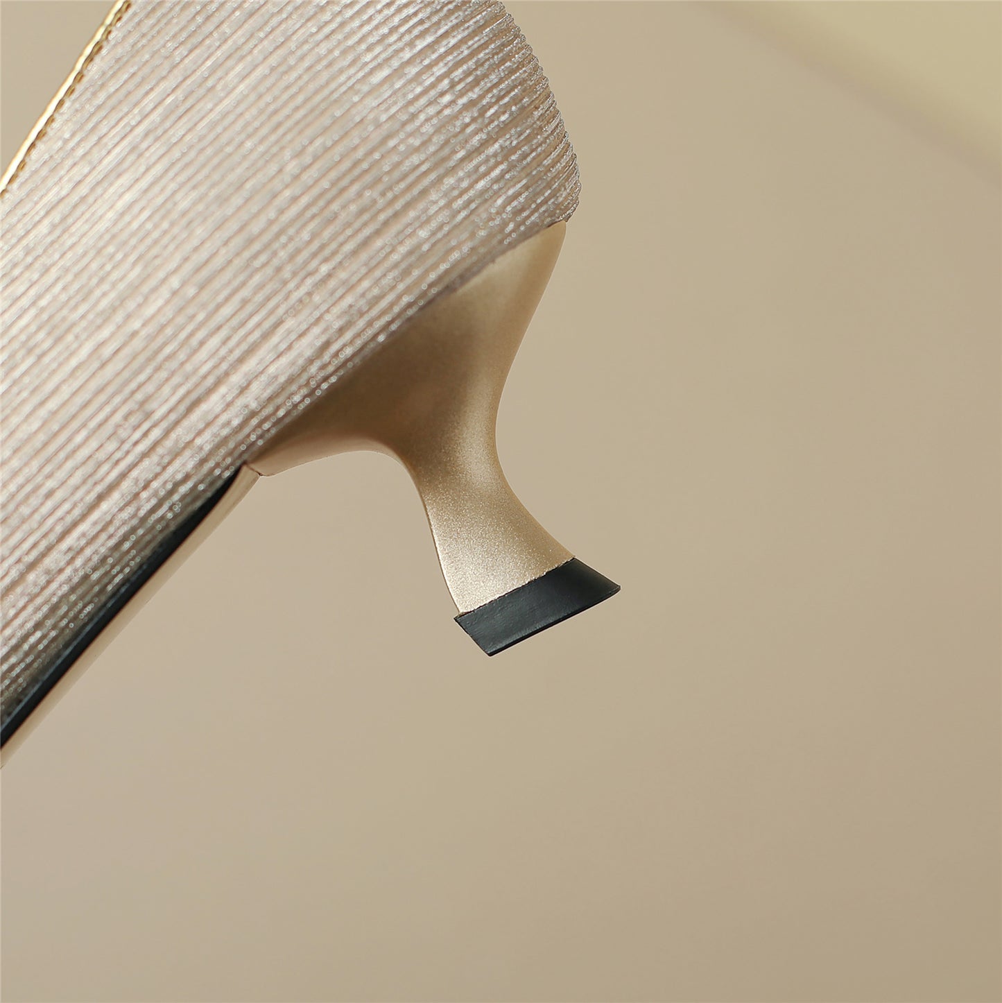 Nine Seven Glitter Rhinestone Pattern Kitten Heel Handmade Women's Pointed Toe Slip On Elegant Bridal Loafer Pumps