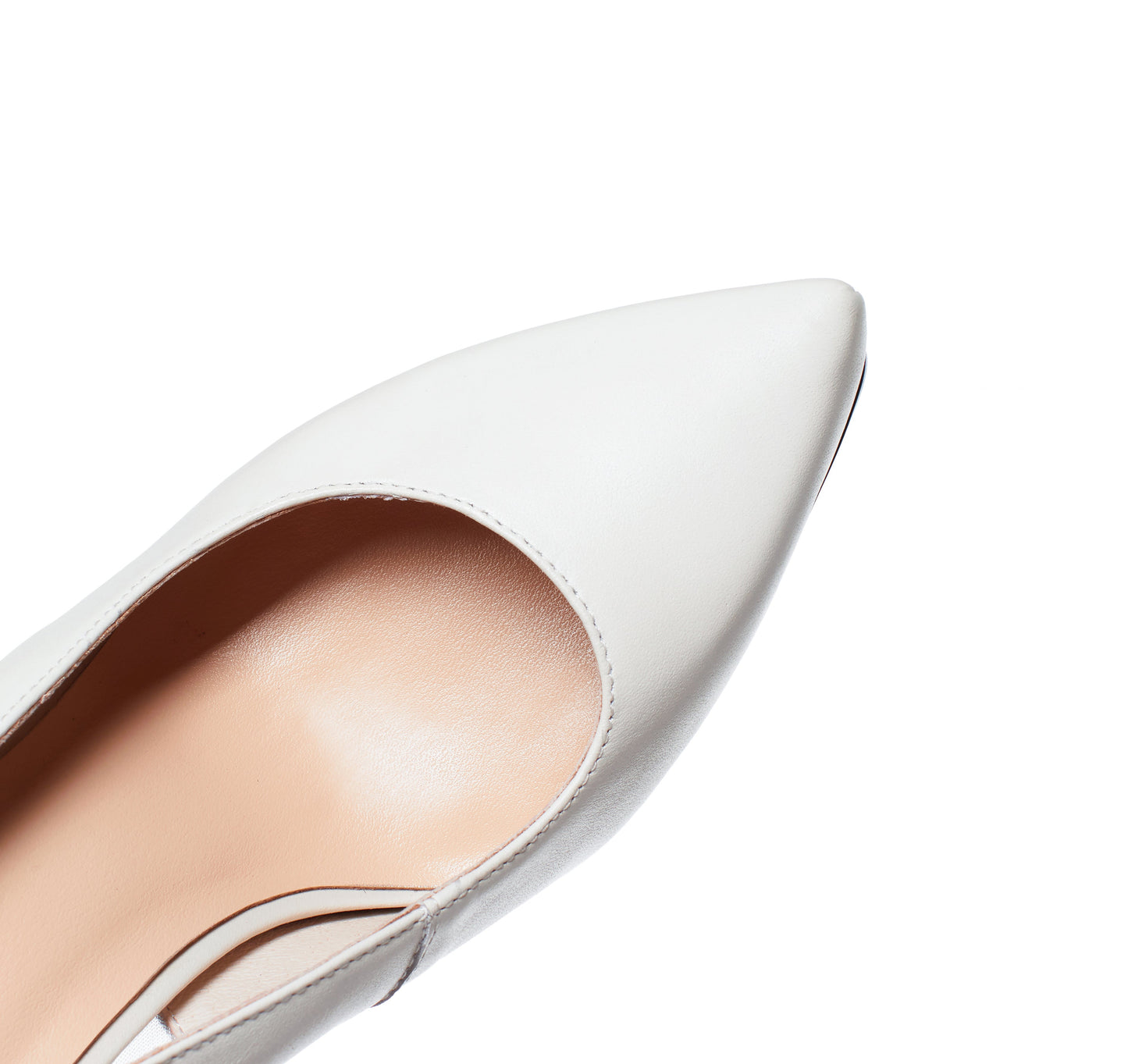 Nine Seven Women's Handmade Genuine Leather Sexy High Heel Platform Pointed Toe Glitter Pumps with Buckle and Pendant