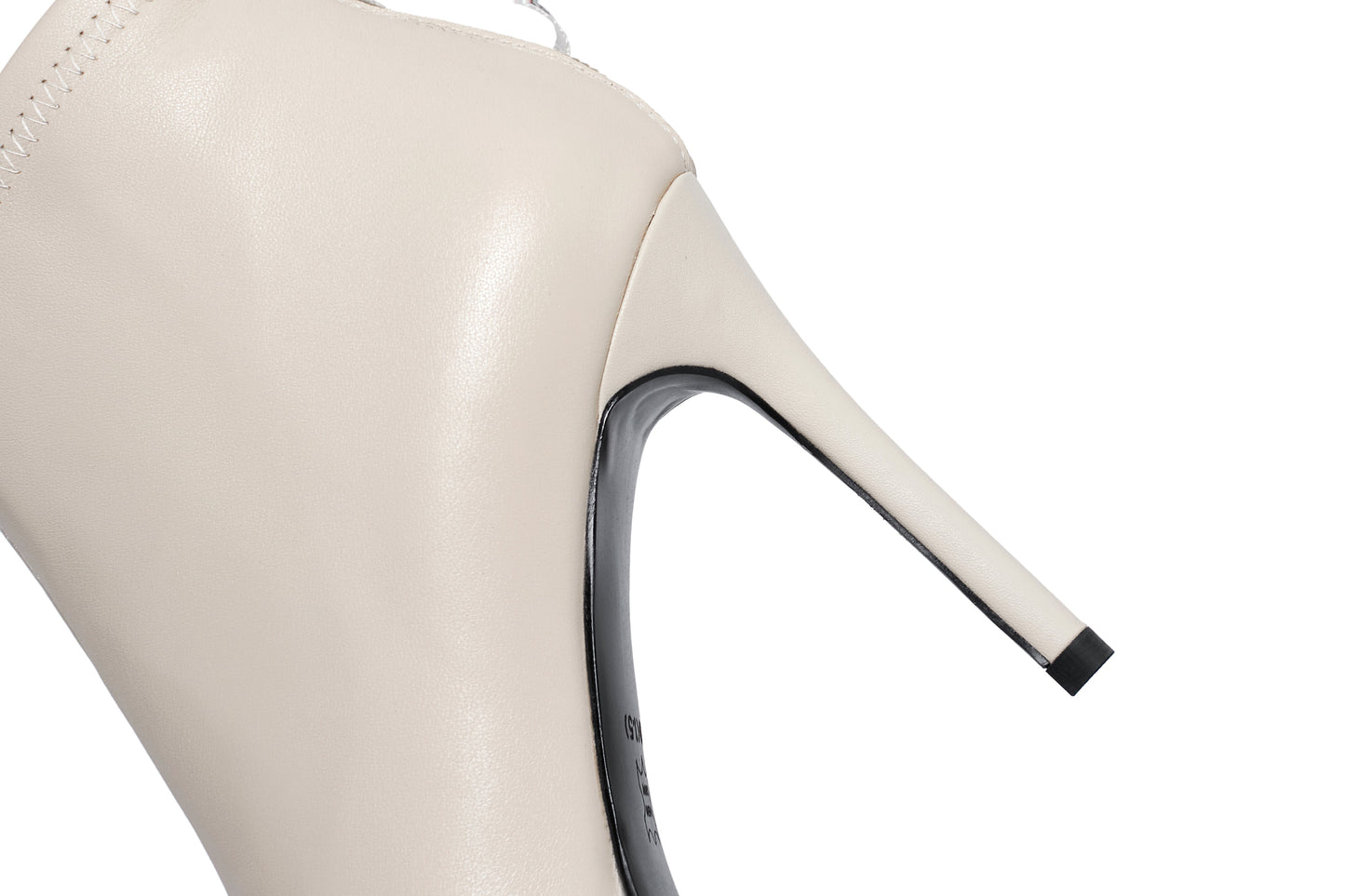 Nine Seven Women's Handmade Soft Genuine Leather Stiletto high Heel Easy Back Zip Up Pointed Toe Platform Ankle Boots