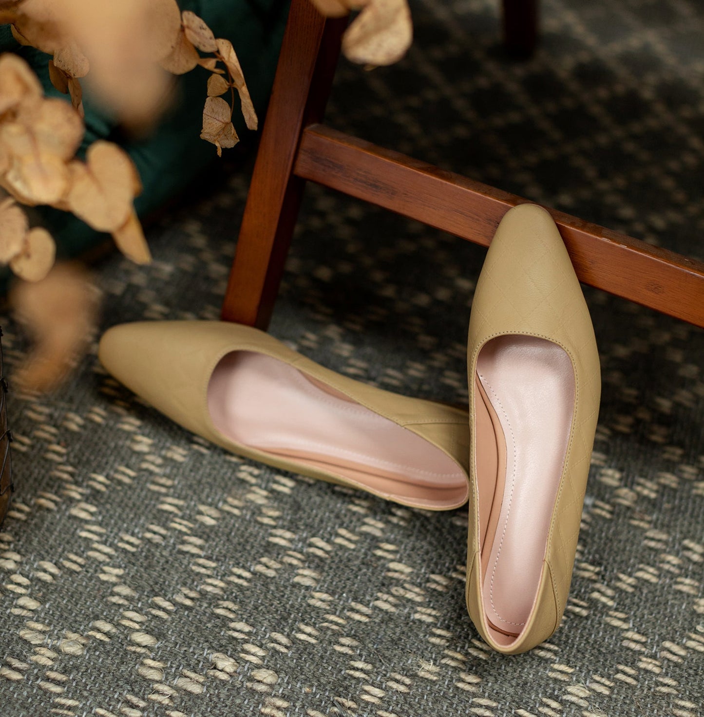 Nine Seven Women's Handmade Genuine Leather Comfortable Flat Loafer Shoes