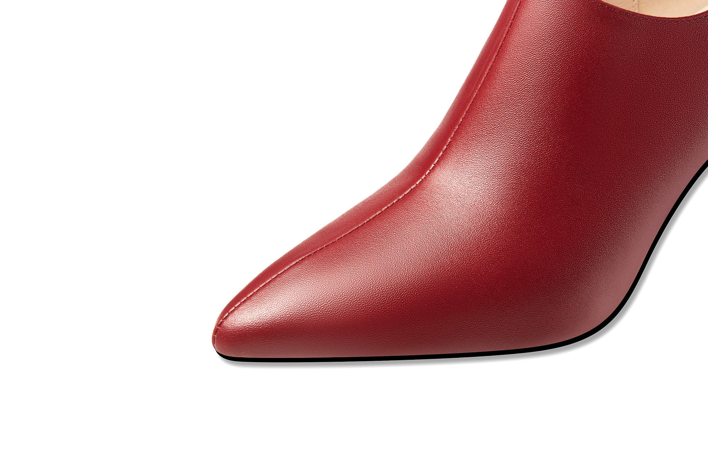 Nine Seven Women's Genuine Leather Handmade Side Zip Up High Heel Pointed Toe Sparkling Glitter Oxford Pumps