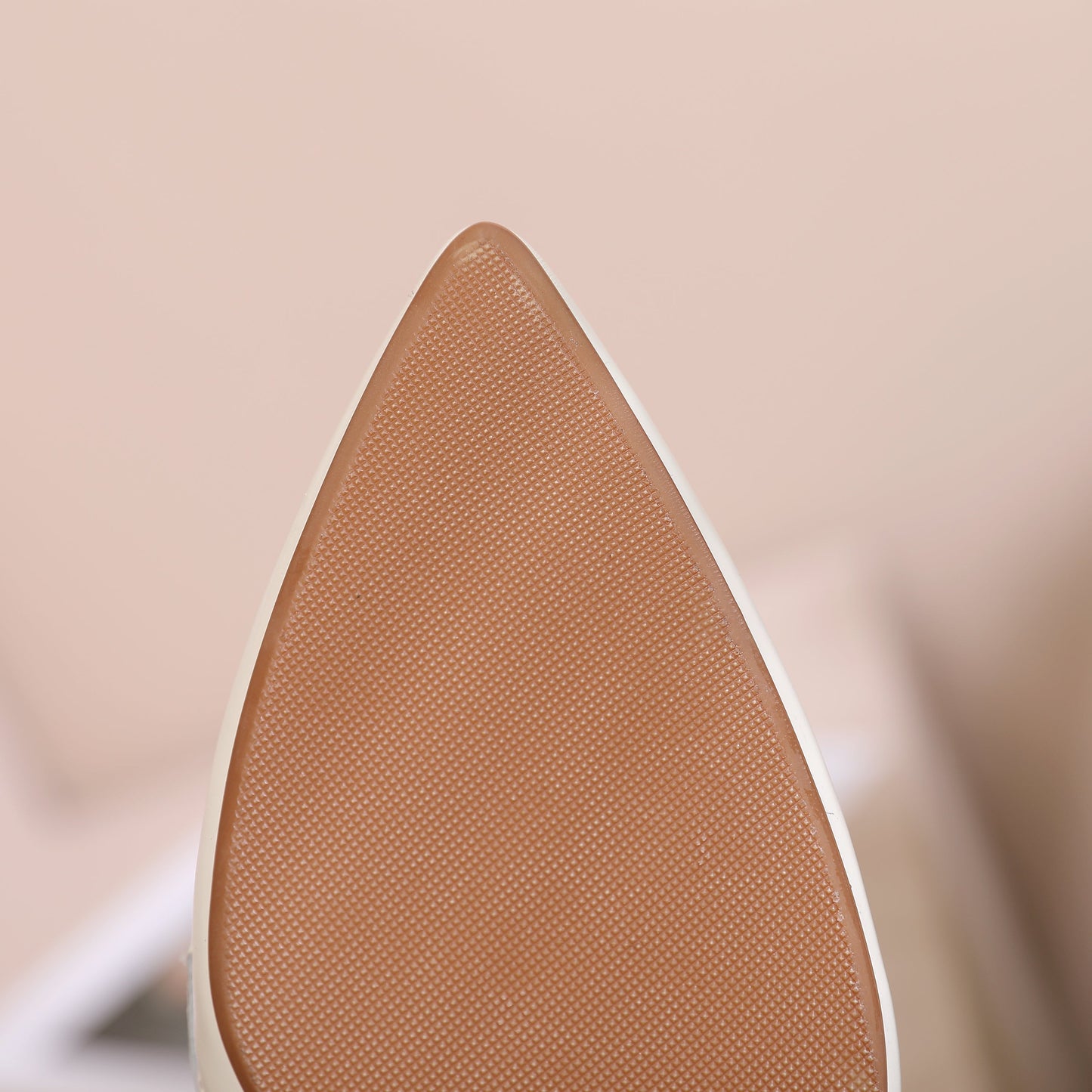 Nine Seven Women's Pointed Toe Genuine/Suede Leather Handmade Mid Chunky Heels Stylish Slip On Pumps Shoes