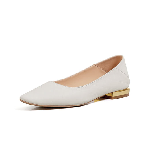 Nine Seven Women's Handmade Genuine Leather Comfortable Flat Loafer Shoes