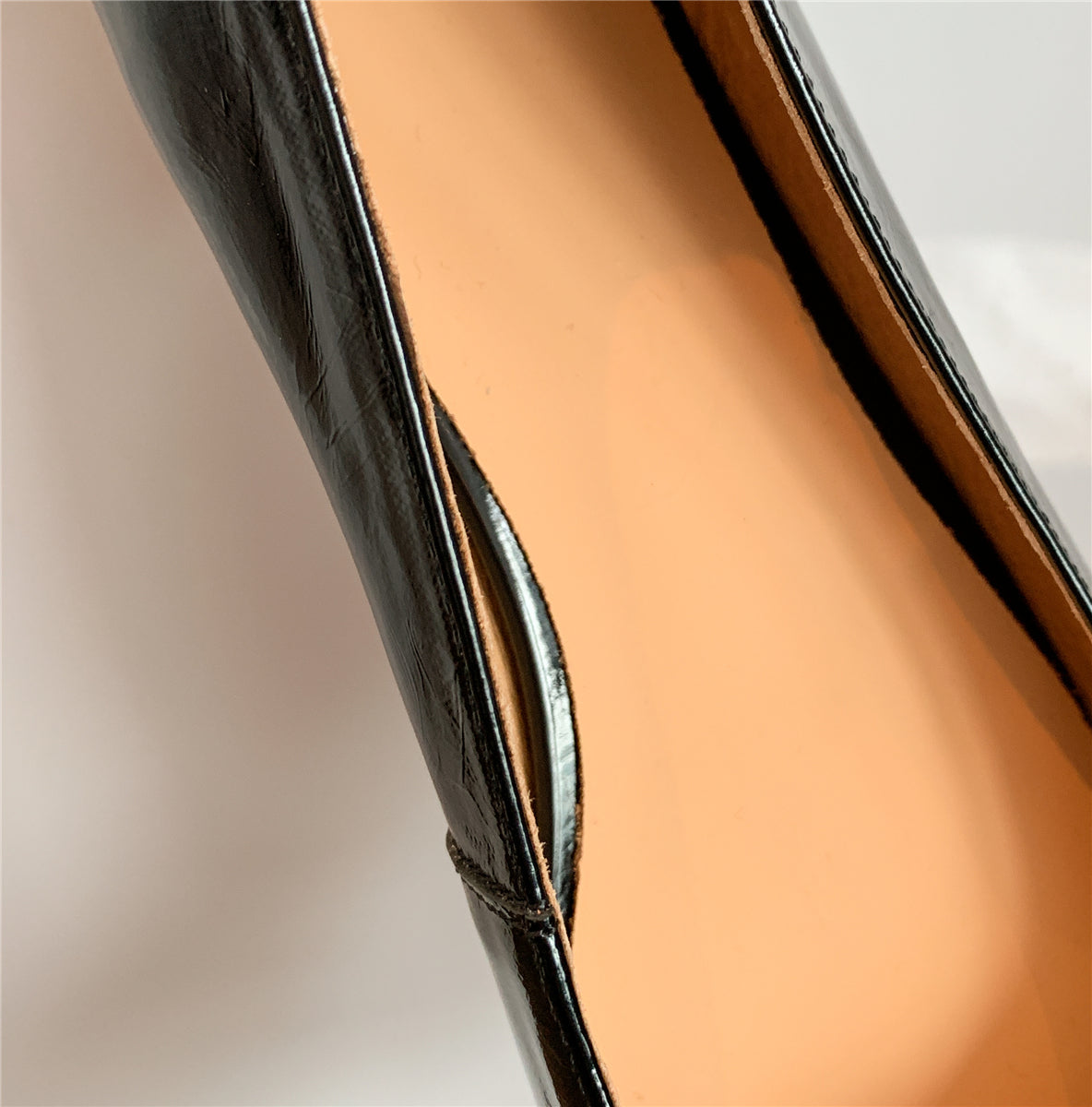 Nine Seven Women's Square Toe Patent Leather Handmade Buckle Comfort Slip On Flat