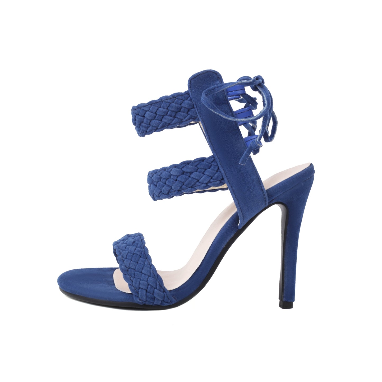 Nine Seven Women's Handmade Lace Up Stiletto Heel Weeding Sandal Shoes